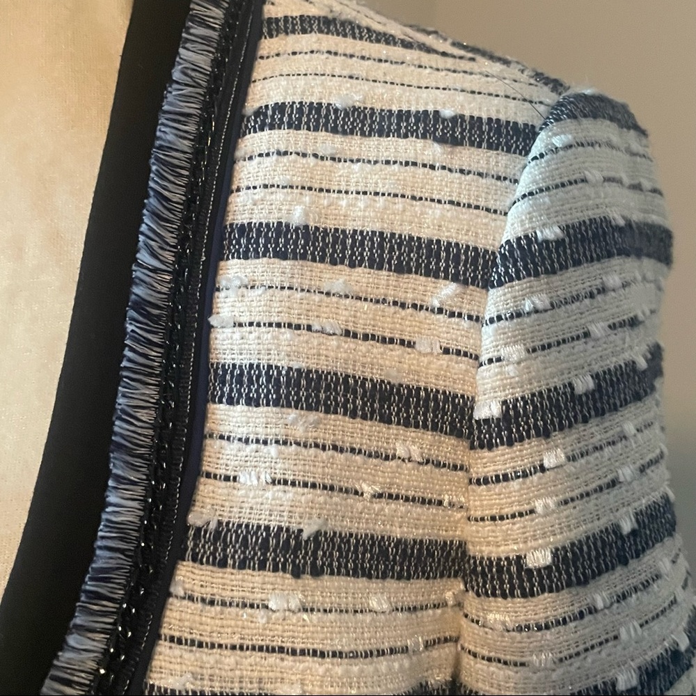 WHBM White House Black Market Striped Blazer - Picture 6 of 9